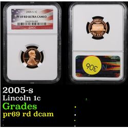 NGC 2005-s Lincoln Cent 1c Graded pr69 rd dcam By NGC