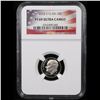Image 2 : NGC 2010-s Clad Roosevelt Dime 10c Graded pr69 dcam By NGC