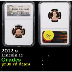 NGC 2012-s  Lincoln Cent 1c Graded pr69 rd dcam By NGC