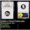 Image 1 : NGC 2006-s Clad Colorado Washington Quarter 25c Graded pr69 dcam By NGC