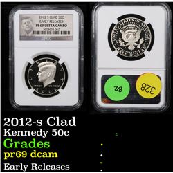NGC 2012-s Clad Kennedy Half Dollar 50c Graded pr69 dcam By NGC