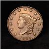 Image 2 : ***Auction Highlight*** 1821 Coronet Head Large Cent 1c Graded Choice AU/BU Slider+ By USCG (fc)