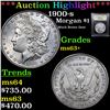 Image 1 : ***Auction Highlight*** 1900-s Morgan Dollar $1 Graded Select+ Unc By USCG (fc)