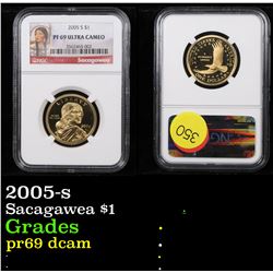 NGC 2005-s Sacagawea Dollar 1 Graded pr69 dcam By NGC