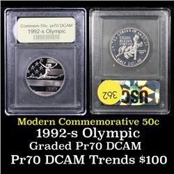 1992-S Olympic Modern Commem Half Dollar 50c Grades GEM++ Proof Deep Cameo