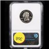 Image 3 : NGC 2000-s clad Virginia Washington Quarter 25c Graded pr69 dcam By NGC