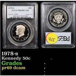 PCGS 1978-s Kennedy Half Dollar 50c Graded pr69 dcam By PCGS