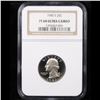 Image 2 : NGC 1985-s Washington Quarter 25c Graded pr68 dcam By NGC