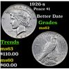 Image 1 : 1926-s Peace Dollar $1 Grades Select Unc