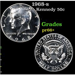 1968-s Kennedy Half Dollar 50c Grades GEM++ Proof