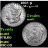Image 1 : 1898-p Morgan Dollar $1 Grades Select Unc