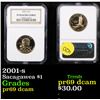 Image 1 : NGC 2001-s Sacagawea Dollar 1 Graded pr69 dcam By NGC