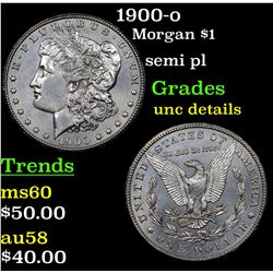 1900-o Morgan Dollar $1 Grades Unc Details
