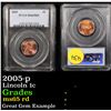 Image 1 : PCGS 2005-p Lincoln Cent 1c Graded ms65 rd By PCGS