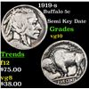 Image 1 : 1919-s Buffalo Nickel 5c Grades vg+