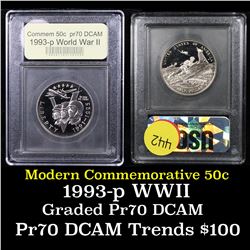 1991-1995-p WWII Modern Commem Half Dollar 50c Grades GEM++ Proof Deep Cameo