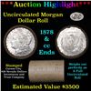 Image 1 : ***Auction Highlight*** 1878 & CC Uncirculated Morgan Dollar Shotgun Roll (fc)