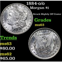 1884-o/o Morgan Dollar $1 Grades Select Unc