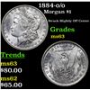 Image 1 : 1884-o/o Morgan Dollar $1 Grades Select Unc