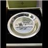 Image 4 : Riding To The Hunt By James Wyeth 1975 Solid Sterling Silver Bowl 6.1 OZ Box & Papers