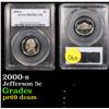 Image 1 : PCGS 2000-s Jefferson Nickel 5c Graded pr69 dcam By PCGS
