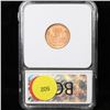 Image 3 : 3 Slabbed Coins ( Lincoln 1c, Washington 25c, Presidential $1)