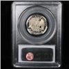 Image 5 : 3 Slabbed Coins ( Lincoln 1c, Washington 25c, Presidential $1)