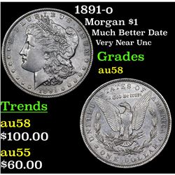 1891-o Morgan Dollar $1 Grades Choice AU/BU Slider