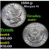 Image 1 : 1886-p Morgan Dollar $1 Grades Select+ Unc