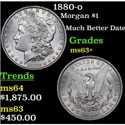 ***Auction Highlight*** 1880-o Morgan Dollar $1 Grades Select+ Unc (fc)