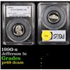 Image 1 : PCGS 1990-s Jefferson Nickel 5c Graded pr69 dcam By PCGS