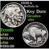 Image 1 : 1926-s Buffalo Nickel 5c Grades vf 