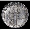 Image 3 : 1943-p Mercury Dime 10c Grades Select Unc