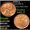 Image 1 : 1929-p Lincoln Cent 1c Grades Choice+ Unc RB