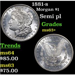 1881-s Morgan Dollar $1 Grades Select+ Unc