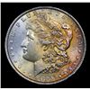 Image 2 : 1896-p Rainbow Toned Morgan Dollar $1 Grades Select Unc
