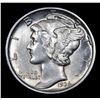 Image 2 : 1936-p Mercury Dime 10c Grades Select Unc