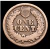 Image 3 : 1863 Indian Cent 1c Grades f+