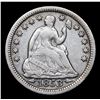 Image 2 : 1853-p Seated Liberty Half Dime 1/2 10c Grades vf++