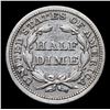 Image 3 : 1853-p Seated Liberty Half Dime 1/2 10c Grades vf++