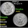 Image 1 : 1890-p Morgan Dollar $1 Grades Select Unc