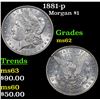 Image 1 : 1881-p Morgan Dollar $1 Grades Select Unc
