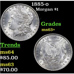 1885-o Morgan Dollar $1 Grades Select+ Unc