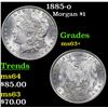 Image 1 : 1885-o Morgan Dollar $1 Grades Select+ Unc