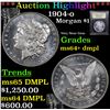 Image 1 : ***Auction Highlight*** 1904-o Morgan Dollar $1 Graded Choice Unc+ DMPL By USCG (fc)