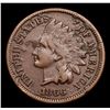 Image 2 : 1866 Indian Cent 1c Grades vf++