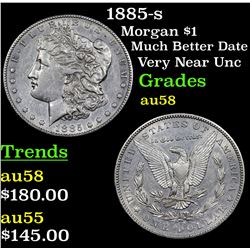 1885-s Morgan Dollar $1 Grades Choice AU/BU Slider