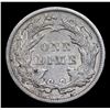 Image 3 : 1890-p Seated Liberty Dime 10c Grades Choice AU/BU Slider