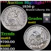 Image 1 : ***Auction Highlight*** 1856-p Seated Liberty Quarter 25c Graded Select Unc By USCG (fc)