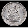 Image 2 : ***Auction Highlight*** 1856-p Seated Liberty Quarter 25c Graded Select Unc By USCG (fc)